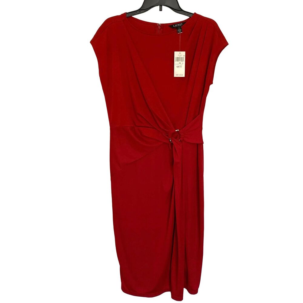 Lauren Ralph Lauren Women’s NWT Red short sleeve dress size 10